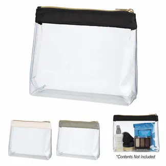 Advertising Sadie Satin Clear Cosmetic Bags - Mouse Pads Now
