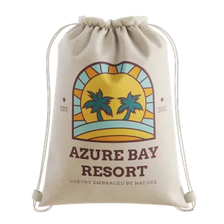 Custom Cotton Drawstring Bag - Mouse Pads Now