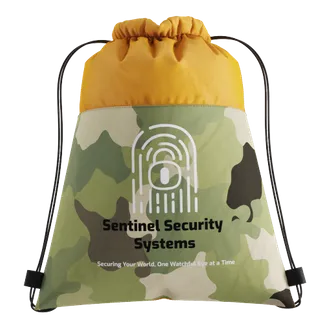 Camo Drawstring Bag - Mouse Pads Now