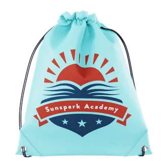 Custom Non-Woven Drawstring Bag - Mouse Pads Now