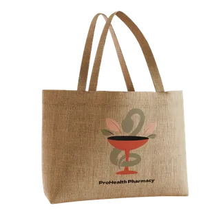 Custom Natural Jute Tote Bag - Mouse Pads Now