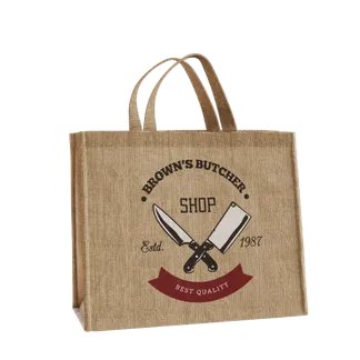 Small Jute Tote Bags - Mouse Pads Now