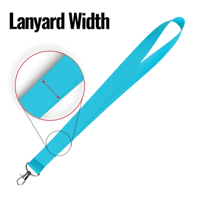 Lanyard Width Lanyard Width
