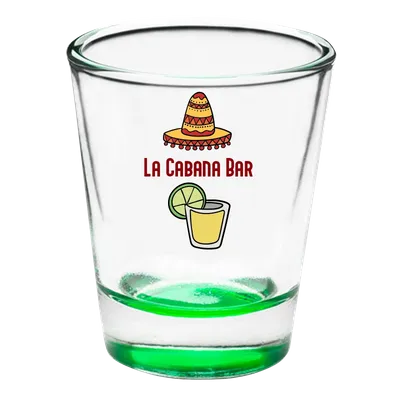 Clear Glass Shot Glass - Mouse Pads Now