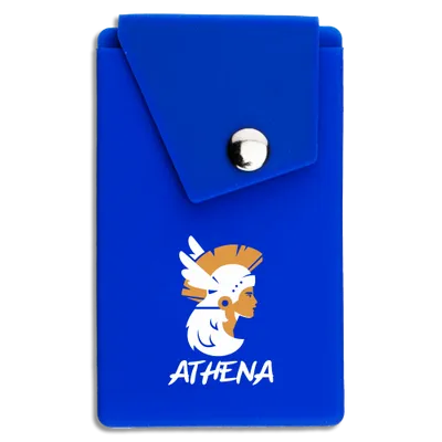 Silicone Phone Wallet with Button - Mouse Pads Now