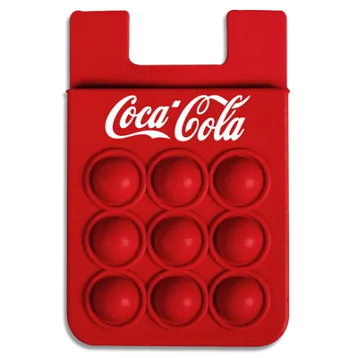 Silicone Push Pop Up Phone Wallet - Mouse Pads Now