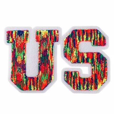 Multi Color Chenille Patch - Mouse Pads Now