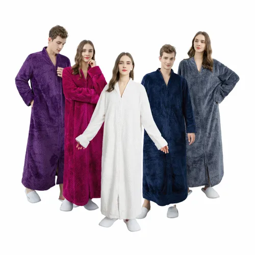 Bathrobe with Zipper - Mouse Pads Now