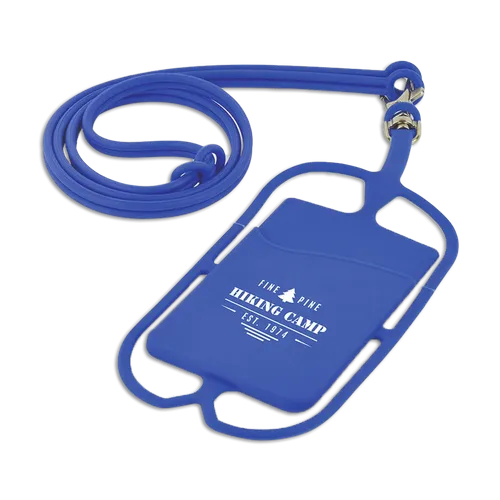 Lanyard Silicone Phone Wallet Holder - Mouse Pads Now