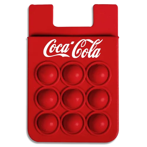 Silicone Push Pop Up Phone Wallet - Mouse Pads Now