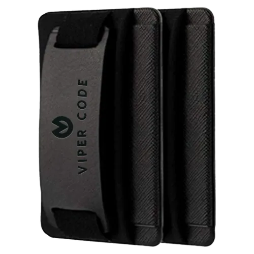 Leather Phone Wallet with Hand Grip - Mouse Pads Now